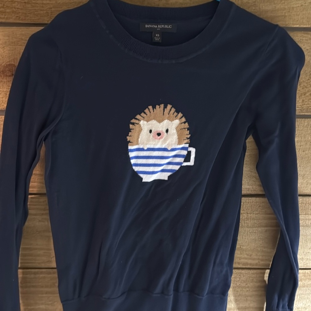 GUC Banana Republic Hedgehog Sweater Size XS